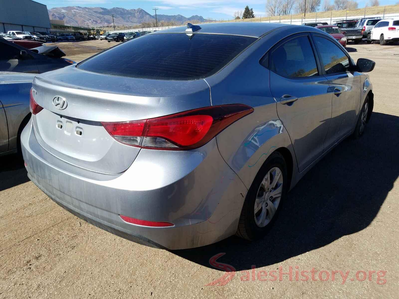 5NPDH4AE8GH769211 2016 HYUNDAI ELANTRA