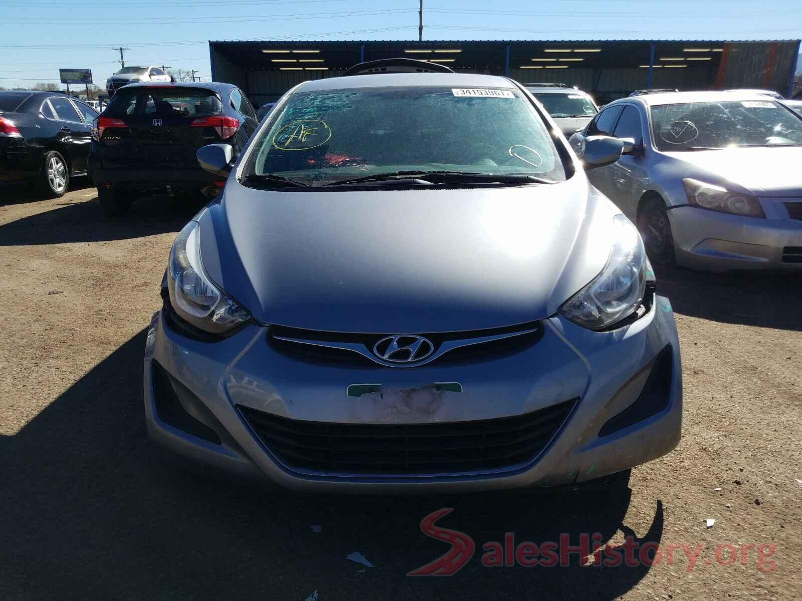 5NPDH4AE8GH769211 2016 HYUNDAI ELANTRA