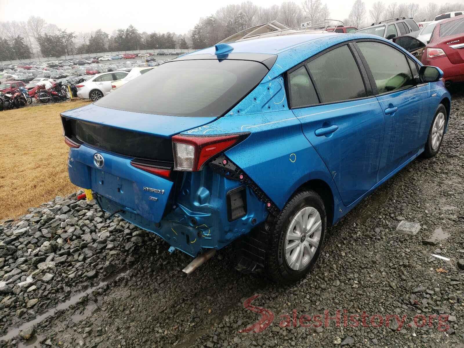 JTDKARFU2L3117800 2020 TOYOTA PRIUS