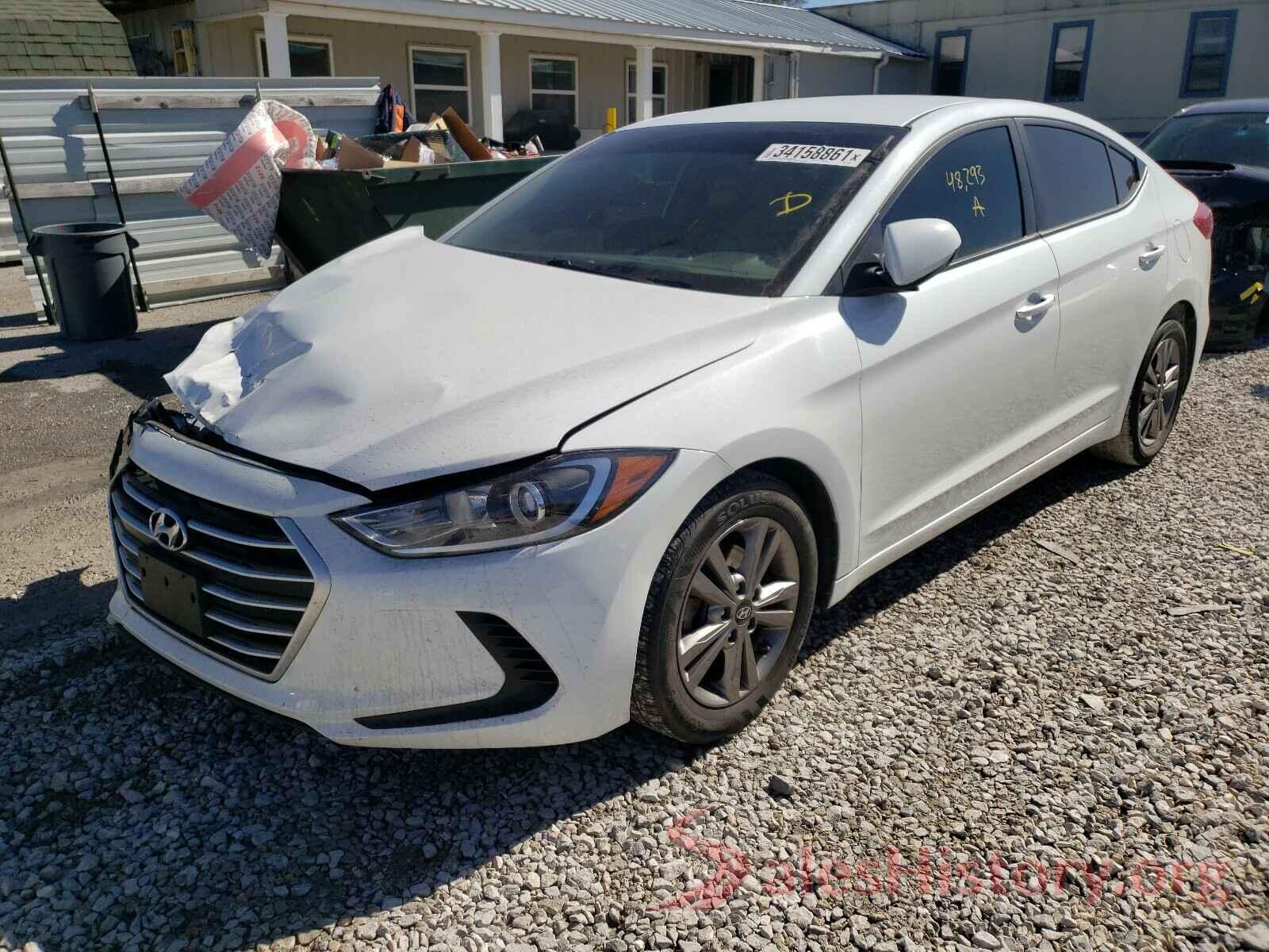 5NPD84LF2HH137960 2017 HYUNDAI ELANTRA