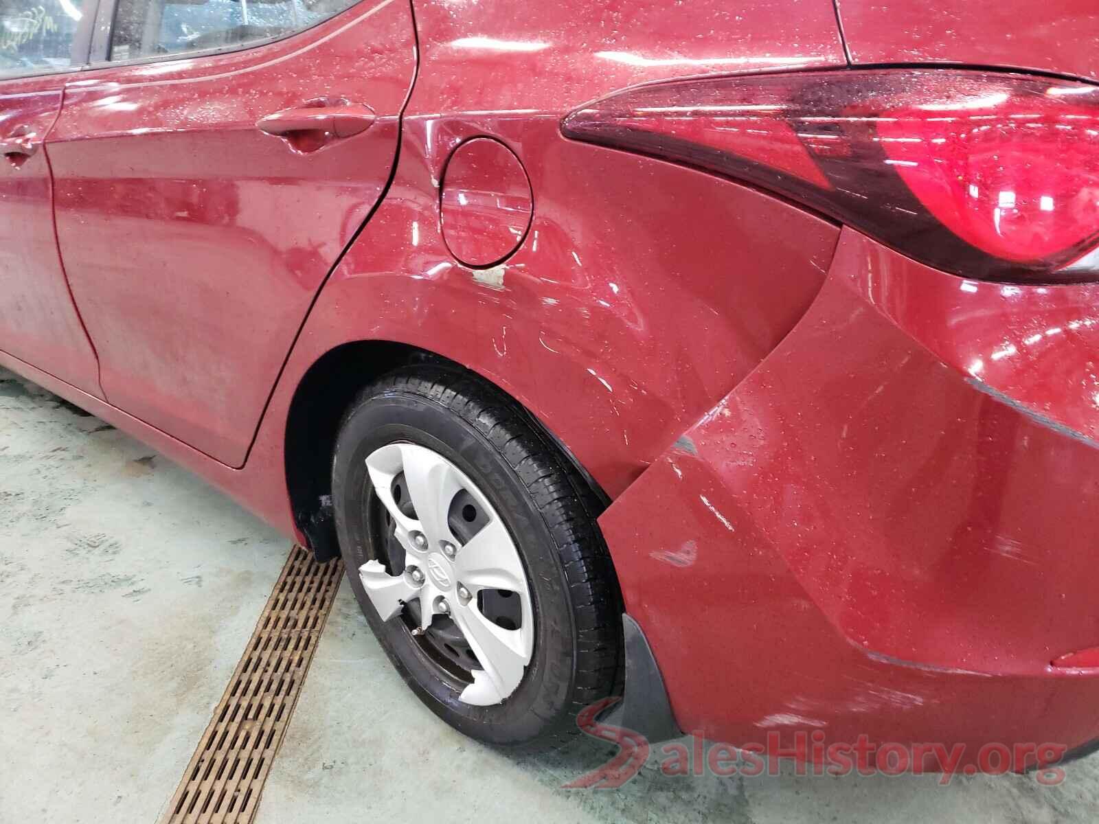 5NPDH4AE1GH681293 2016 HYUNDAI ELANTRA