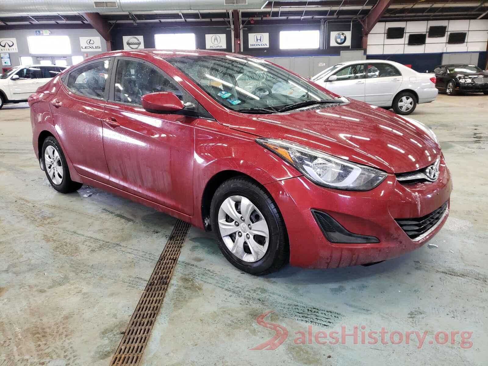 5NPDH4AE1GH681293 2016 HYUNDAI ELANTRA