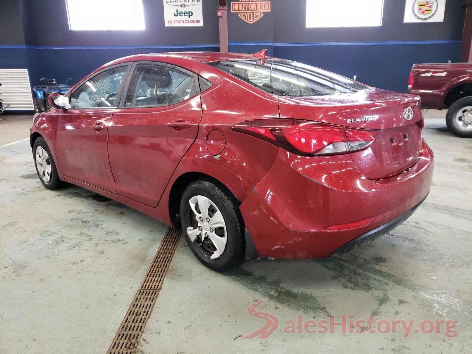 5NPDH4AE1GH681293 2016 HYUNDAI ELANTRA