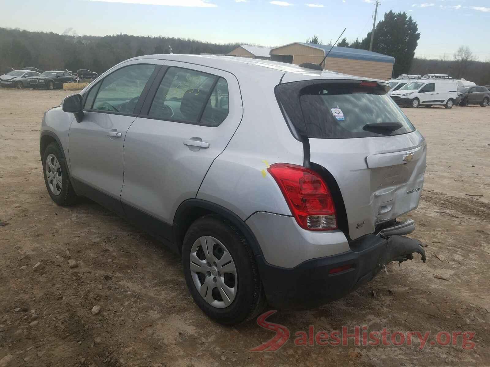 KL7CJKSB2GB761743 2016 CHEVROLET TRAX