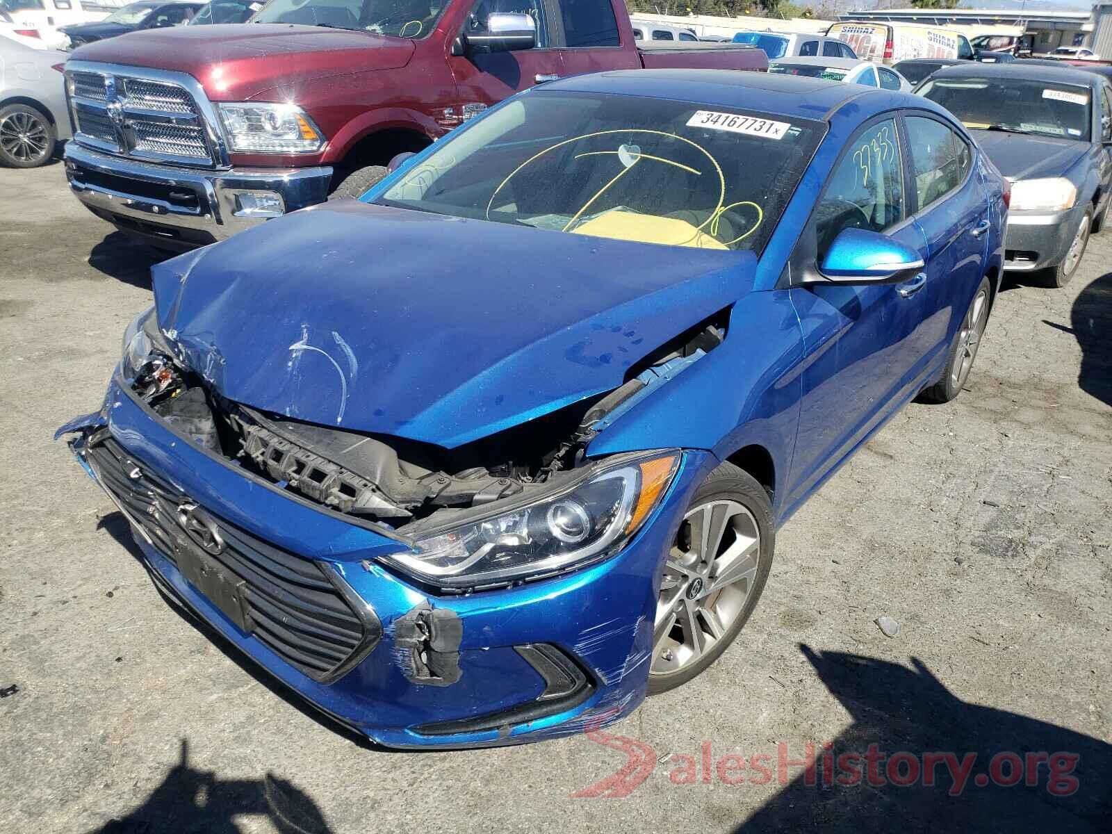 5NPD84LF3HH086114 2017 HYUNDAI ELANTRA