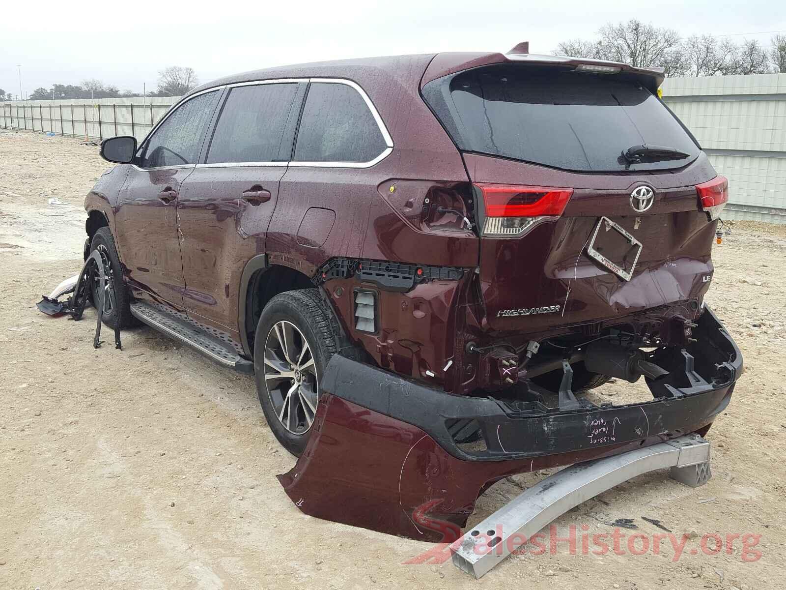 5TDZZRFH3HS217405 2017 TOYOTA HIGHLANDER