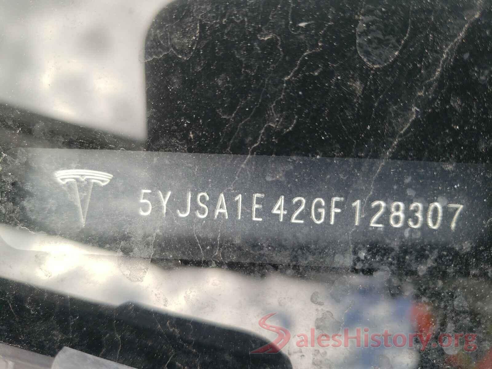 5YJSA1E42GF128307 2016 TESLA MODEL S