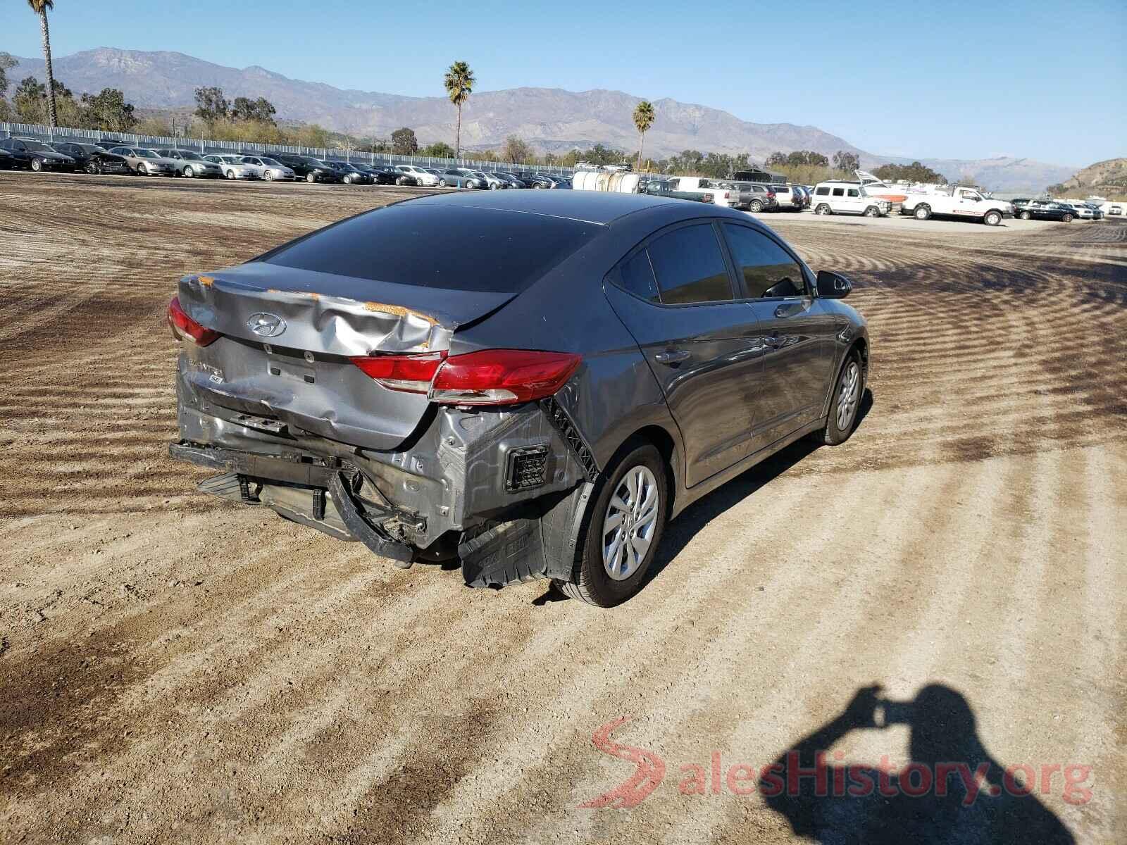 5NPD74LF7JH310736 2018 HYUNDAI ELANTRA