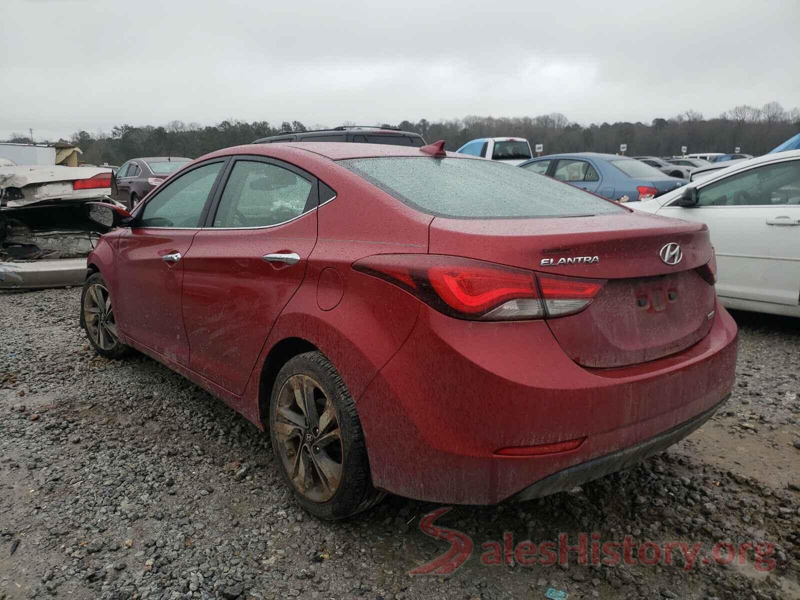 KMHDH4AE6GU593633 2016 HYUNDAI ELANTRA