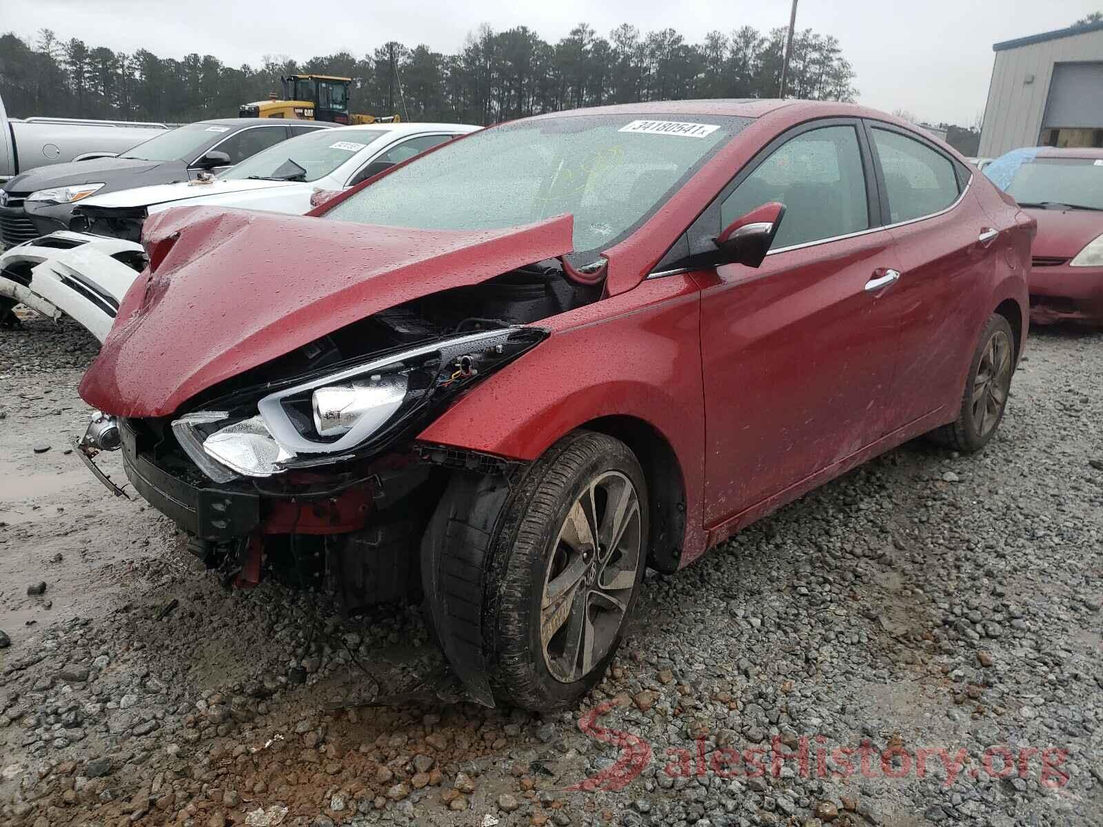 KMHDH4AE6GU593633 2016 HYUNDAI ELANTRA