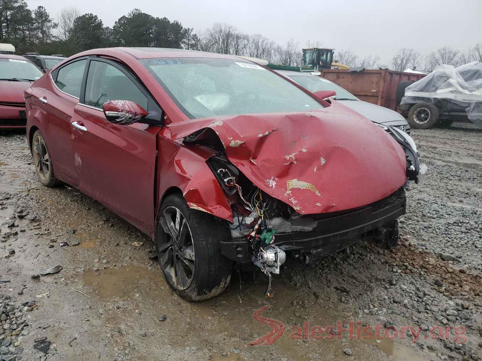 KMHDH4AE6GU593633 2016 HYUNDAI ELANTRA