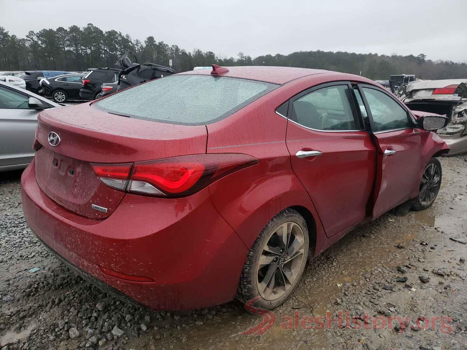 KMHDH4AE6GU593633 2016 HYUNDAI ELANTRA