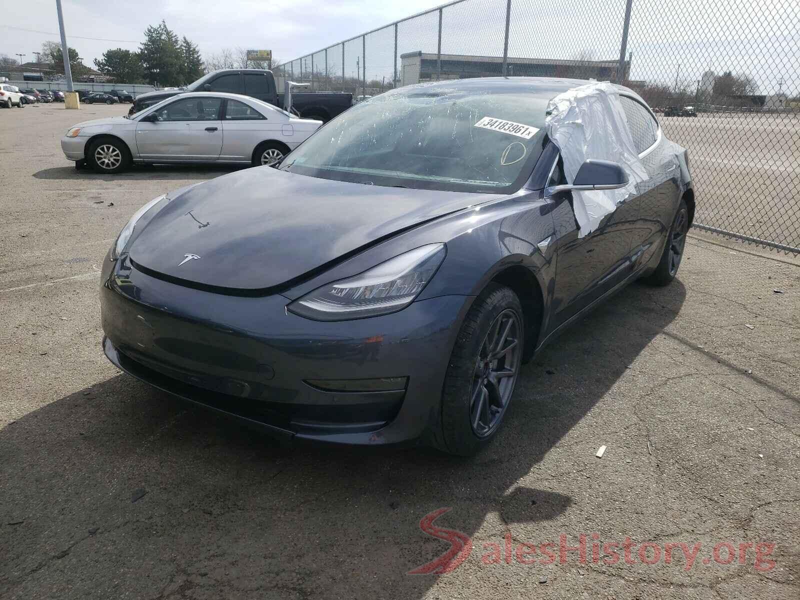 5YJ3E1EA3KF396452 2019 TESLA MODEL 3