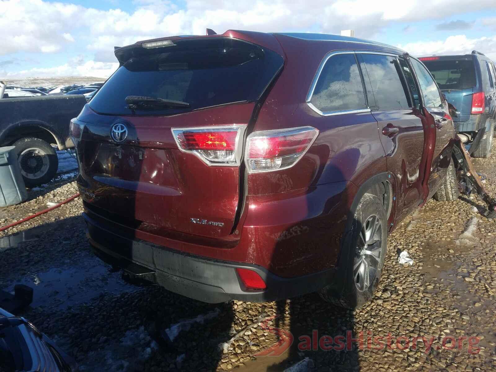 5TDJKRFH8GS352251 2016 TOYOTA HIGHLANDER