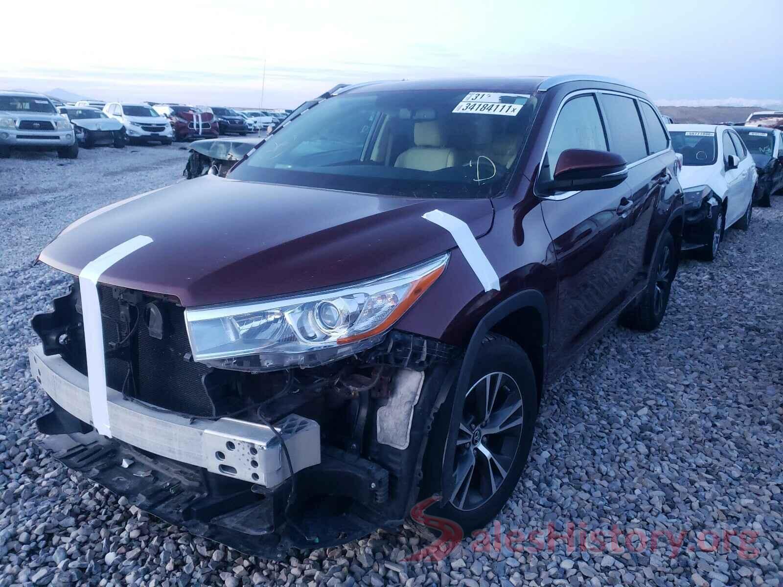 5TDJKRFH8GS352251 2016 TOYOTA HIGHLANDER