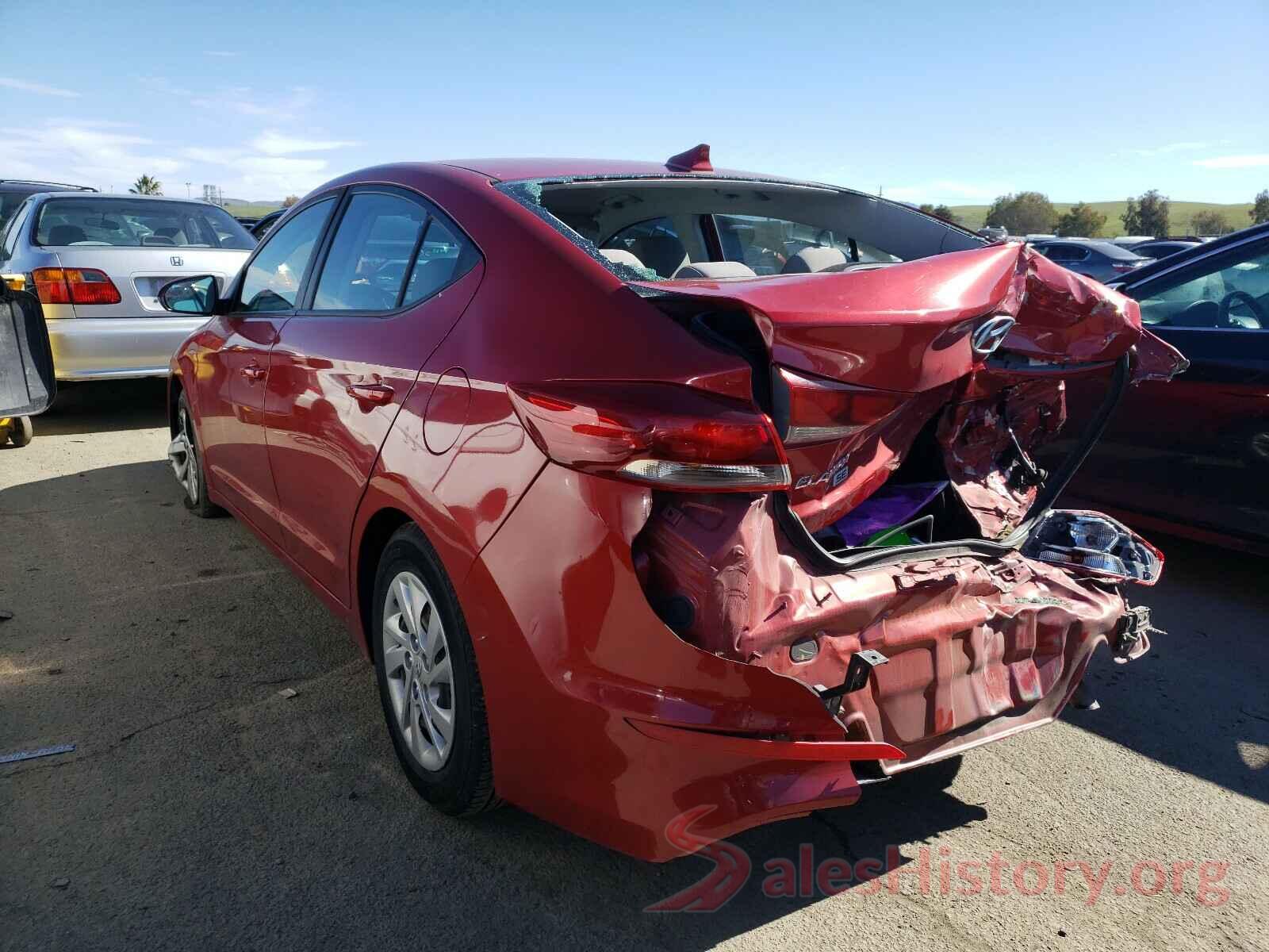 5NPD74LF4HH191294 2017 HYUNDAI ELANTRA