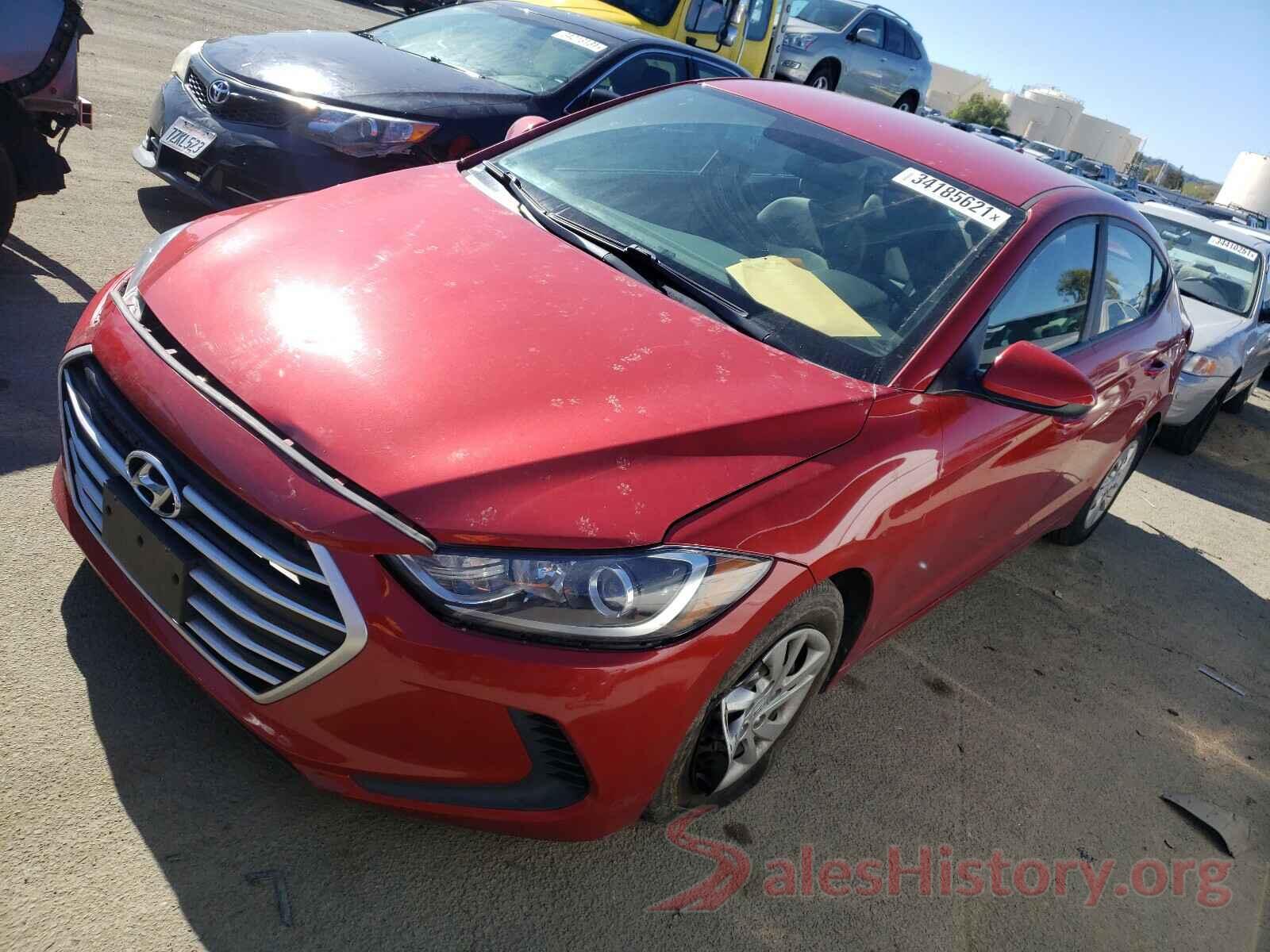 5NPD74LF4HH191294 2017 HYUNDAI ELANTRA