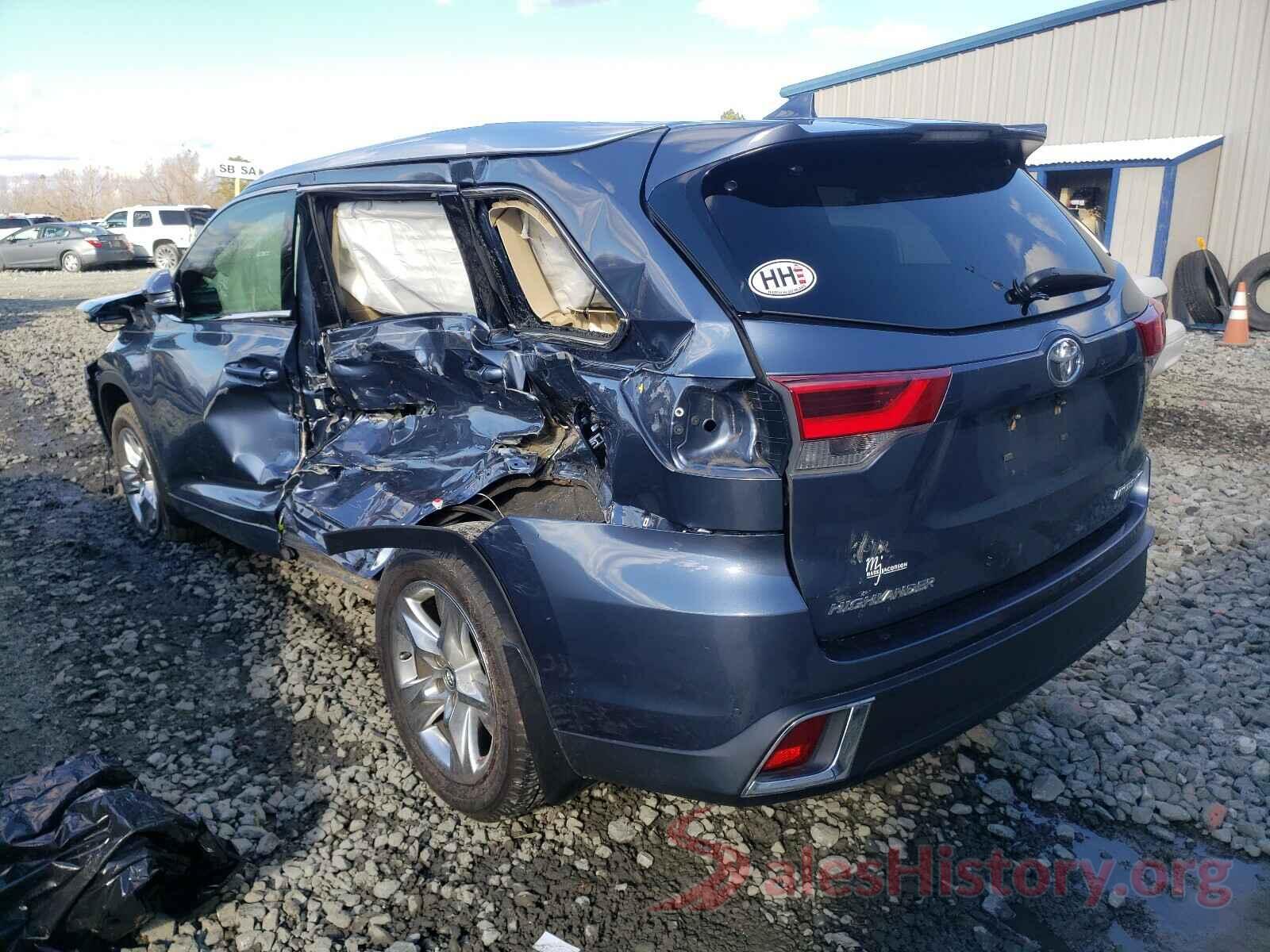 5TDDZRFH8HS483948 2017 TOYOTA HIGHLANDER