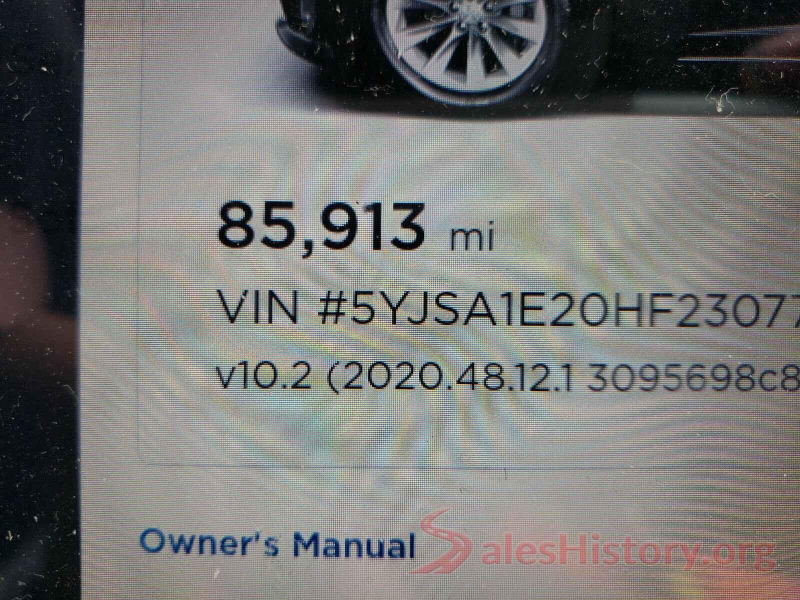 5YJSA1E20HF230771 2017 TESLA MODEL S