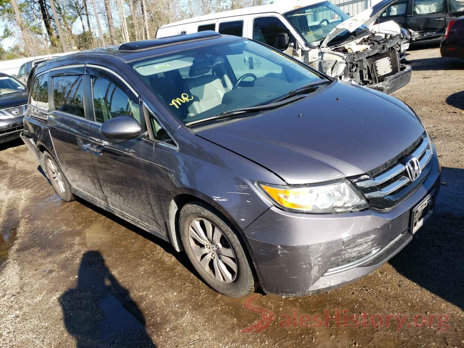 5FNRL5H66GB009222 2016 HONDA ODYSSEY