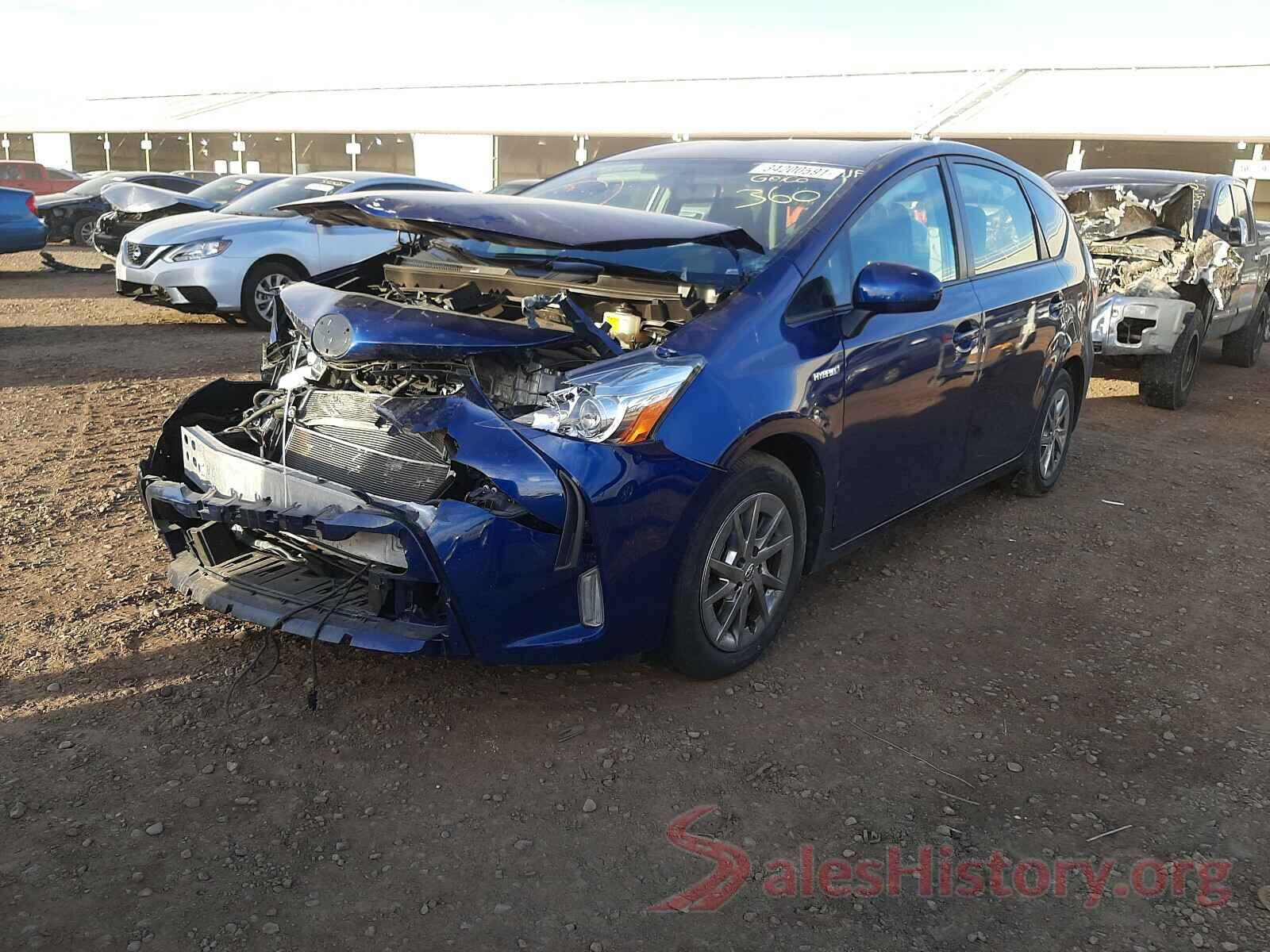 JTDZN3EU6GJ050721 2016 TOYOTA PRIUS