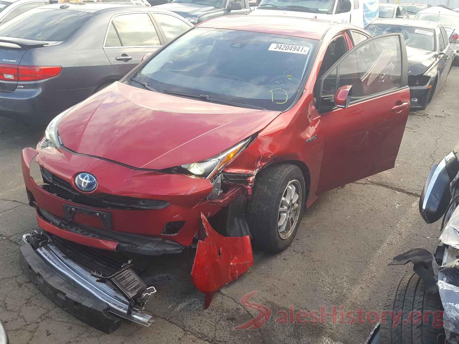 JTDKBRFU8J3585654 2018 TOYOTA PRIUS