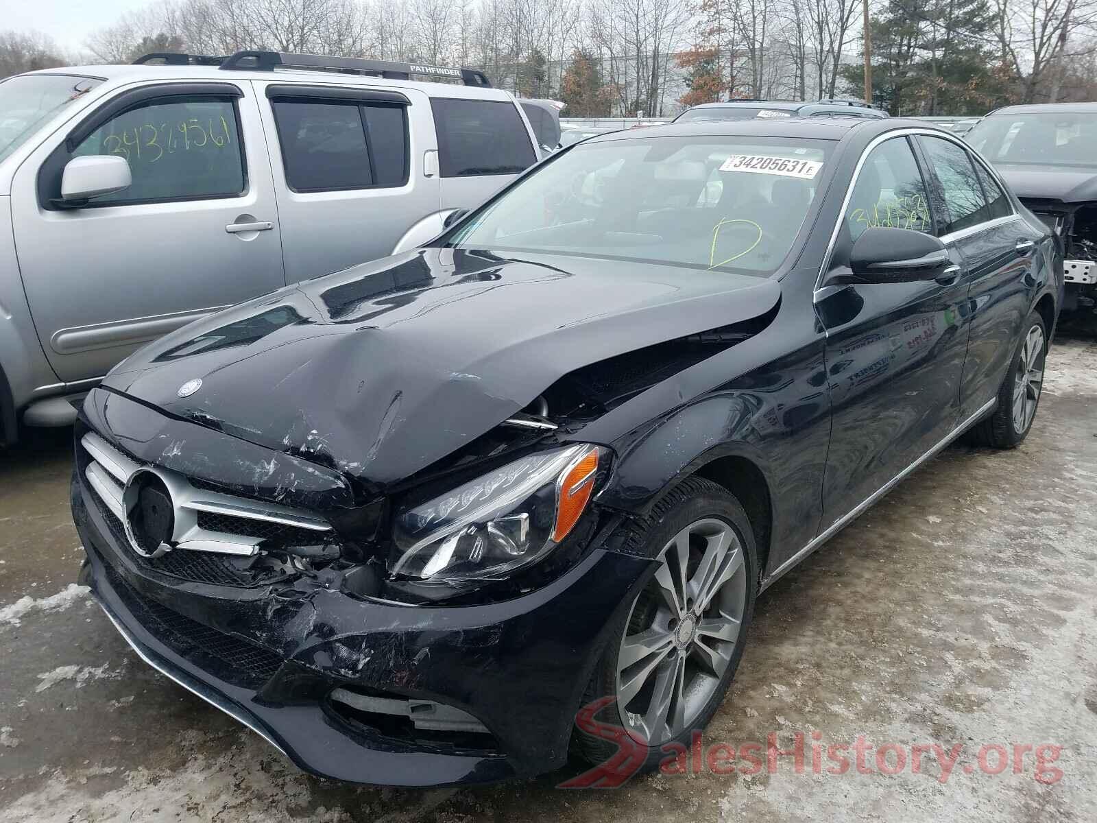 55SWF4KB3GU106757 2016 MERCEDES-BENZ C CLASS