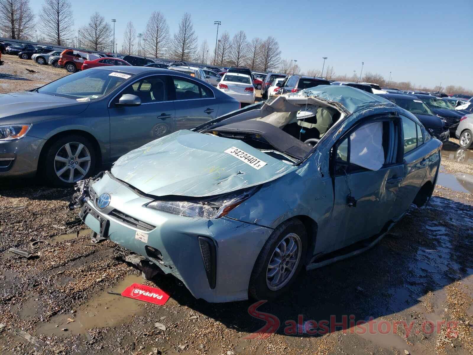 JTDKARFU5K3072754 2019 TOYOTA PRIUS