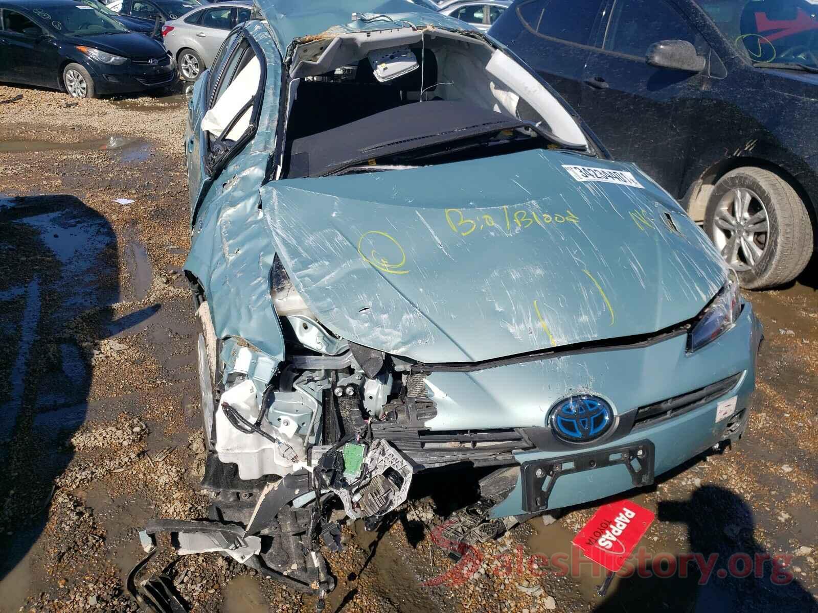 JTDKARFU5K3072754 2019 TOYOTA PRIUS