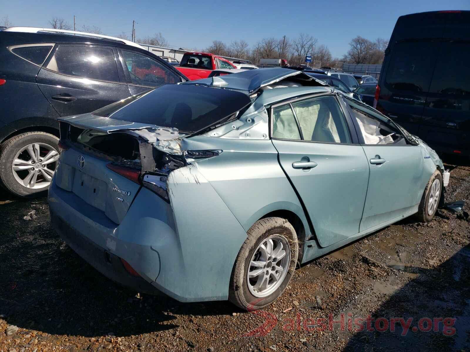 JTDKARFU5K3072754 2019 TOYOTA PRIUS