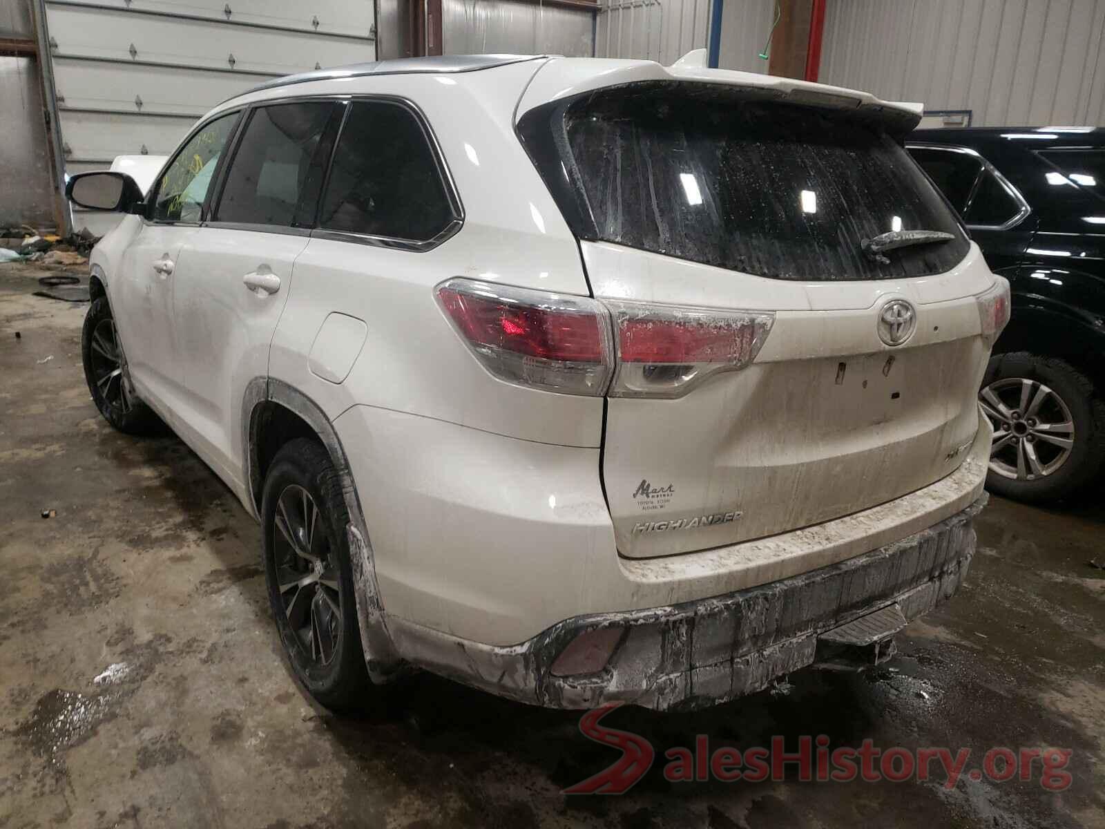 5TDJKRFH4GS336659 2016 TOYOTA HIGHLANDER