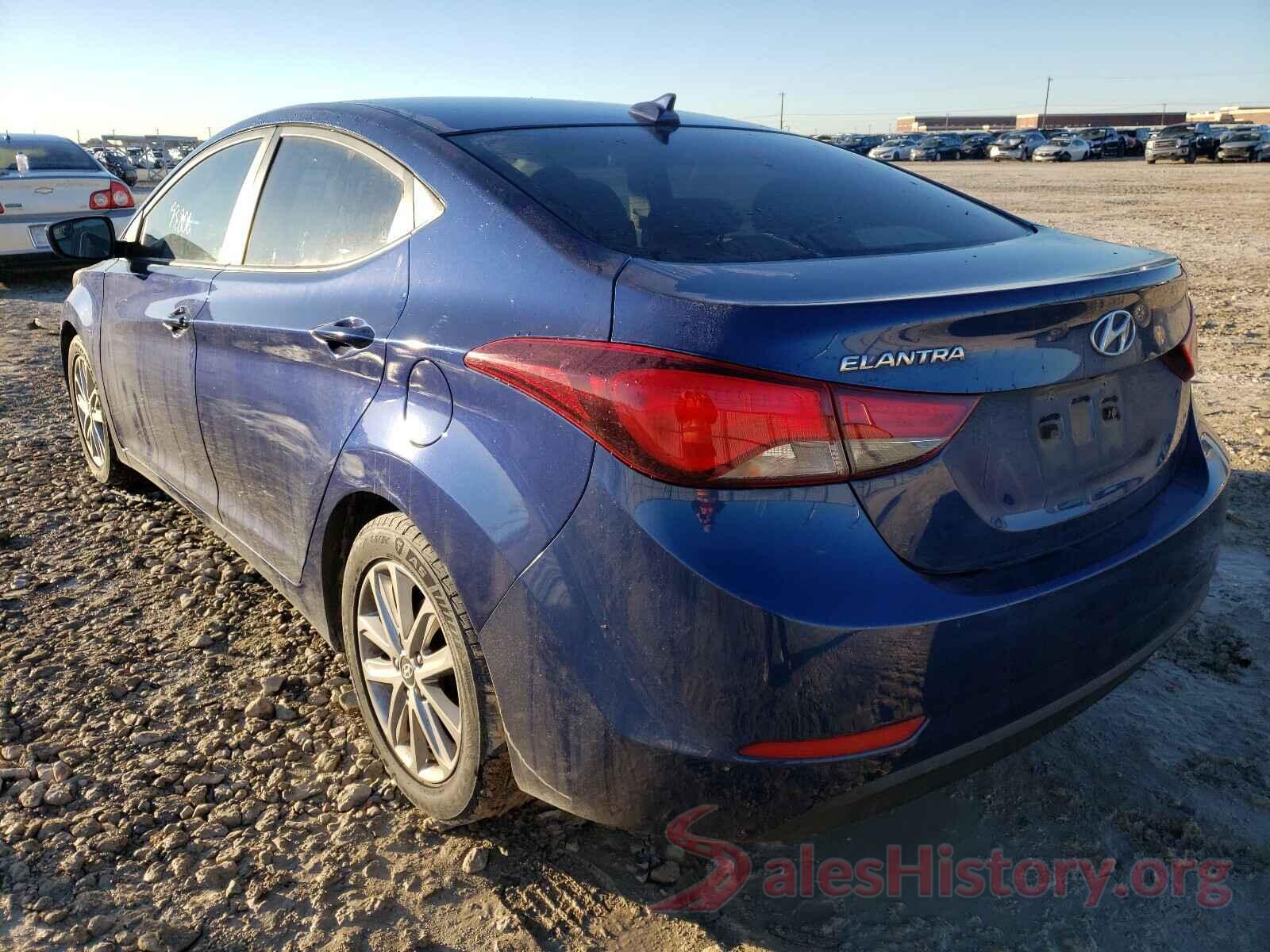 5NPDH4AE2GH710526 2016 HYUNDAI ELANTRA