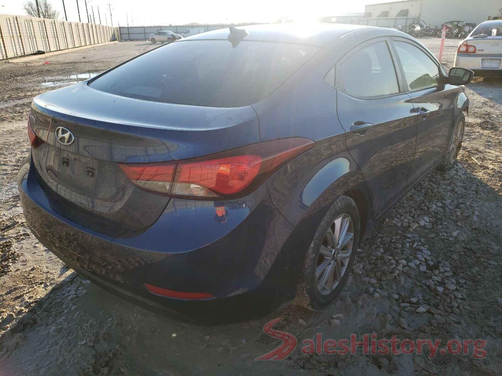 5NPDH4AE2GH710526 2016 HYUNDAI ELANTRA