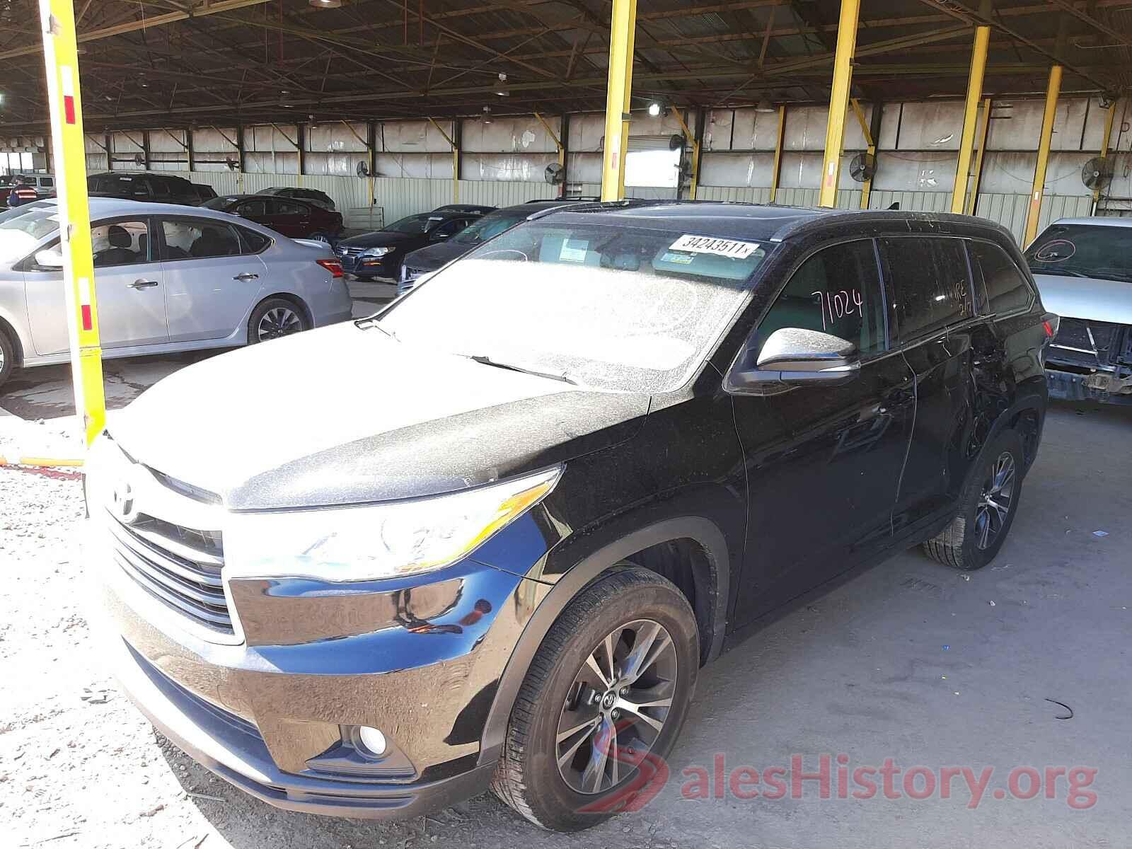 5TDKKRFH3GS137297 2016 TOYOTA HIGHLANDER