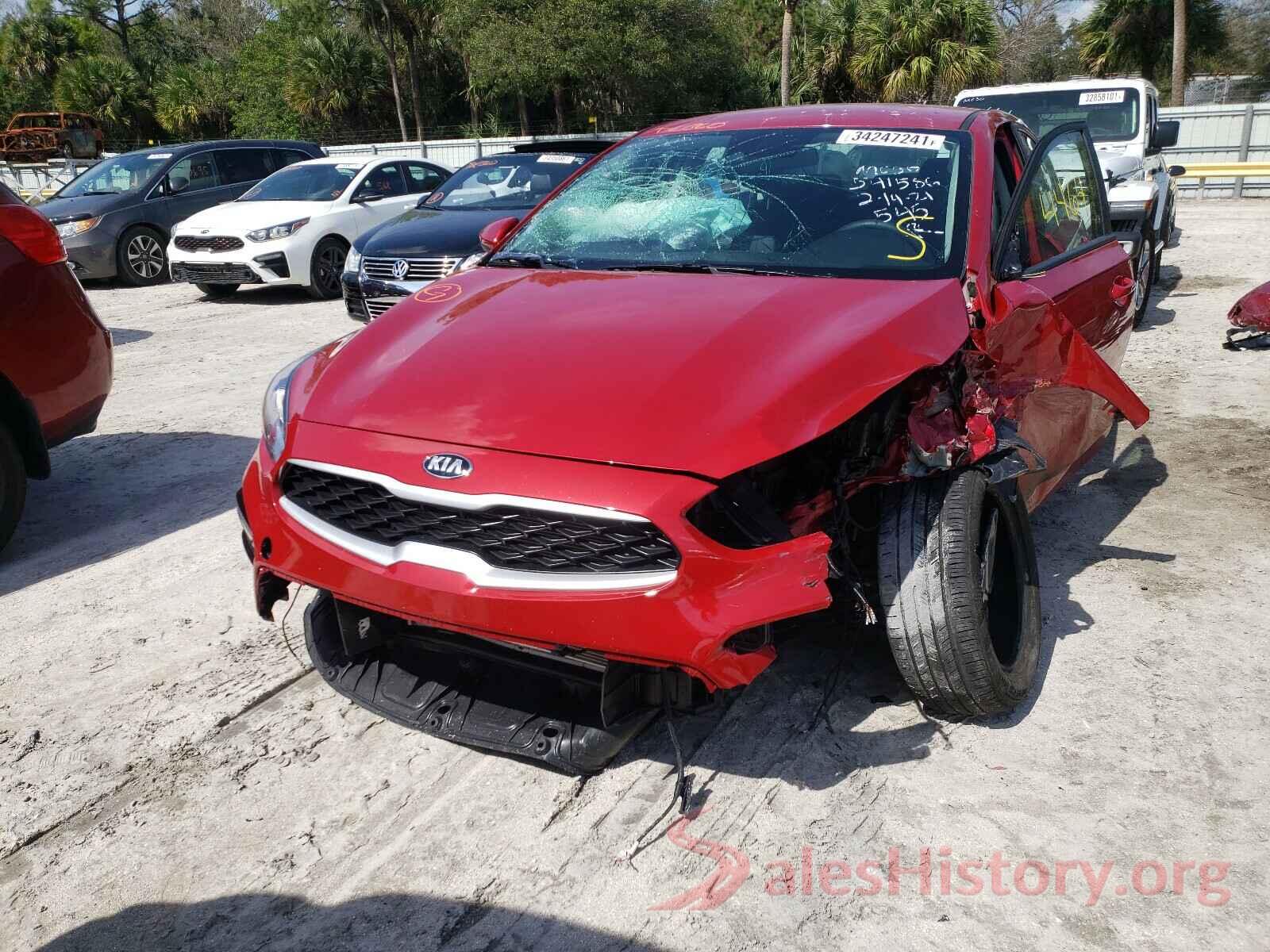 3KPF24AD2LE259758 2020 KIA FORTE