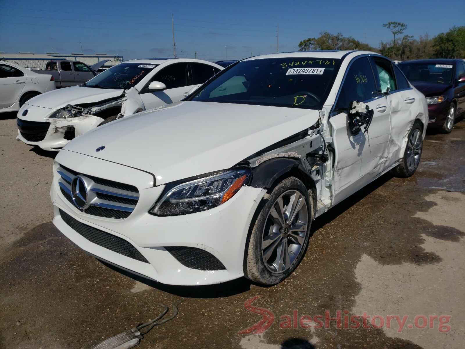 55SWF8DB9KU305003 2019 MERCEDES-BENZ C CLASS