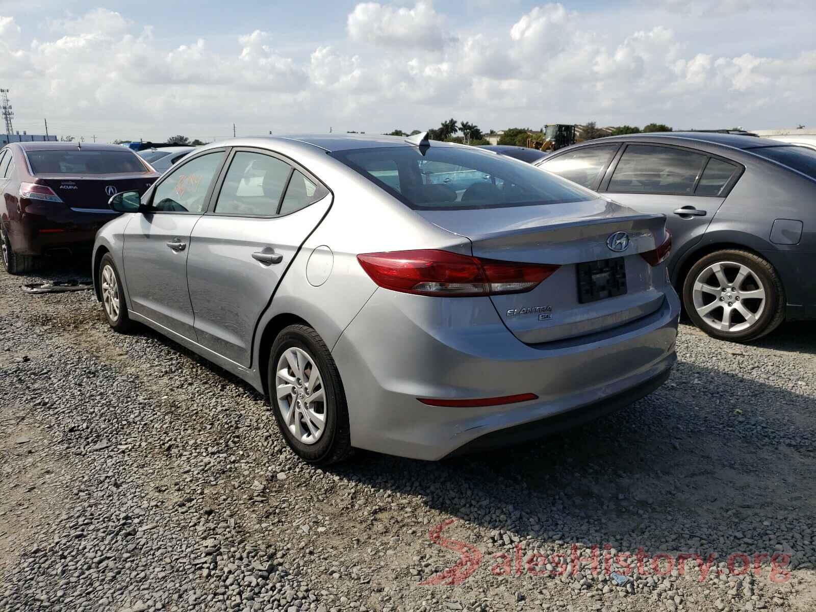 5NPD74LF1HH165574 2017 HYUNDAI ELANTRA