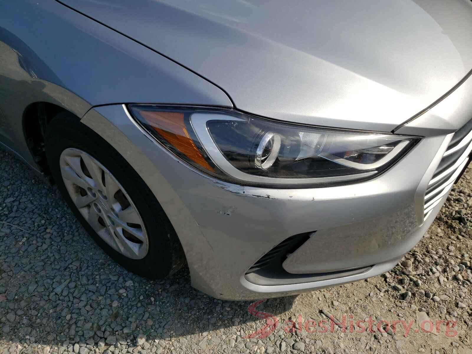 5NPD74LF1HH165574 2017 HYUNDAI ELANTRA