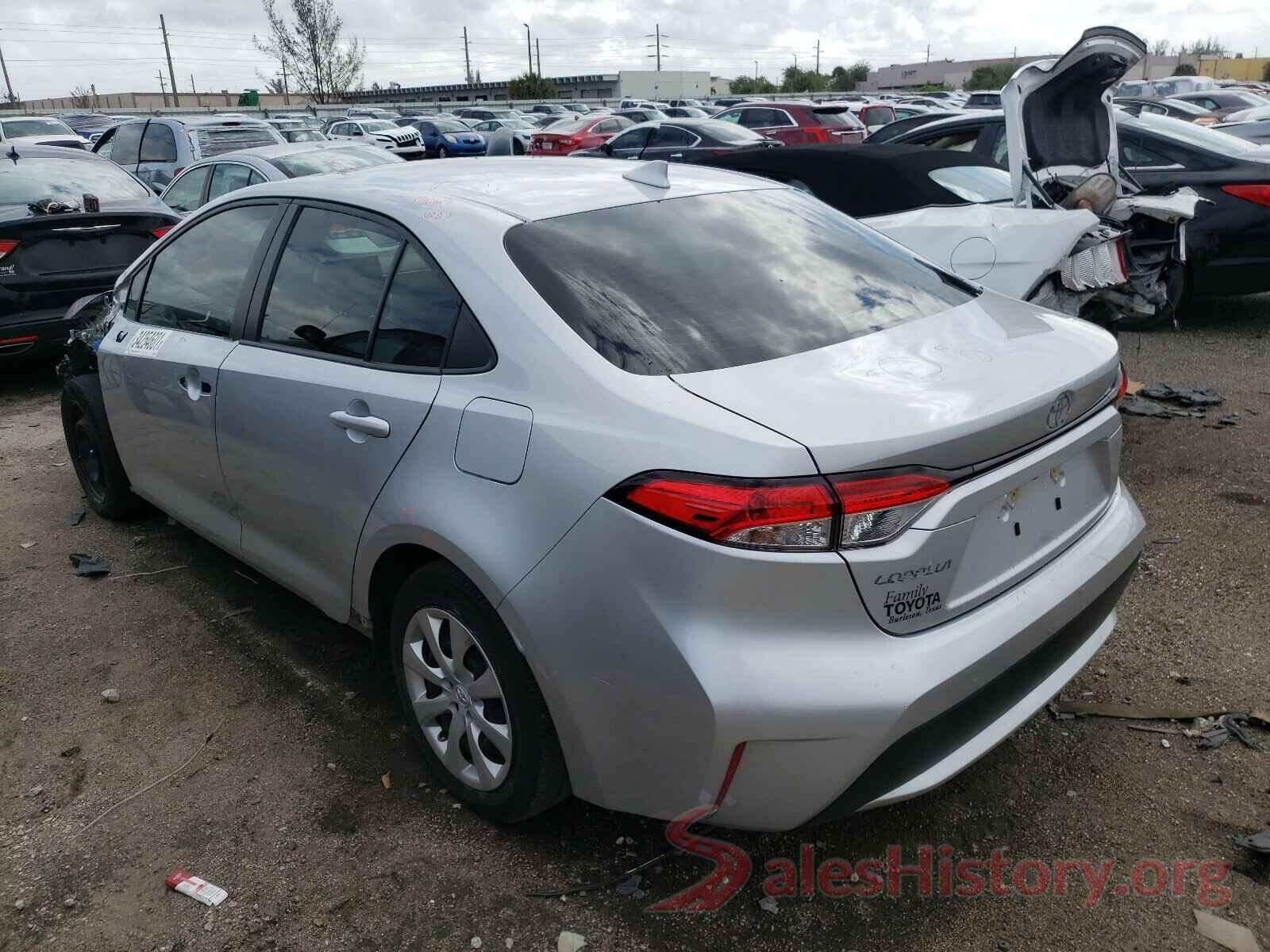 JTDEPRAE6LJ058144 2020 TOYOTA COROLLA