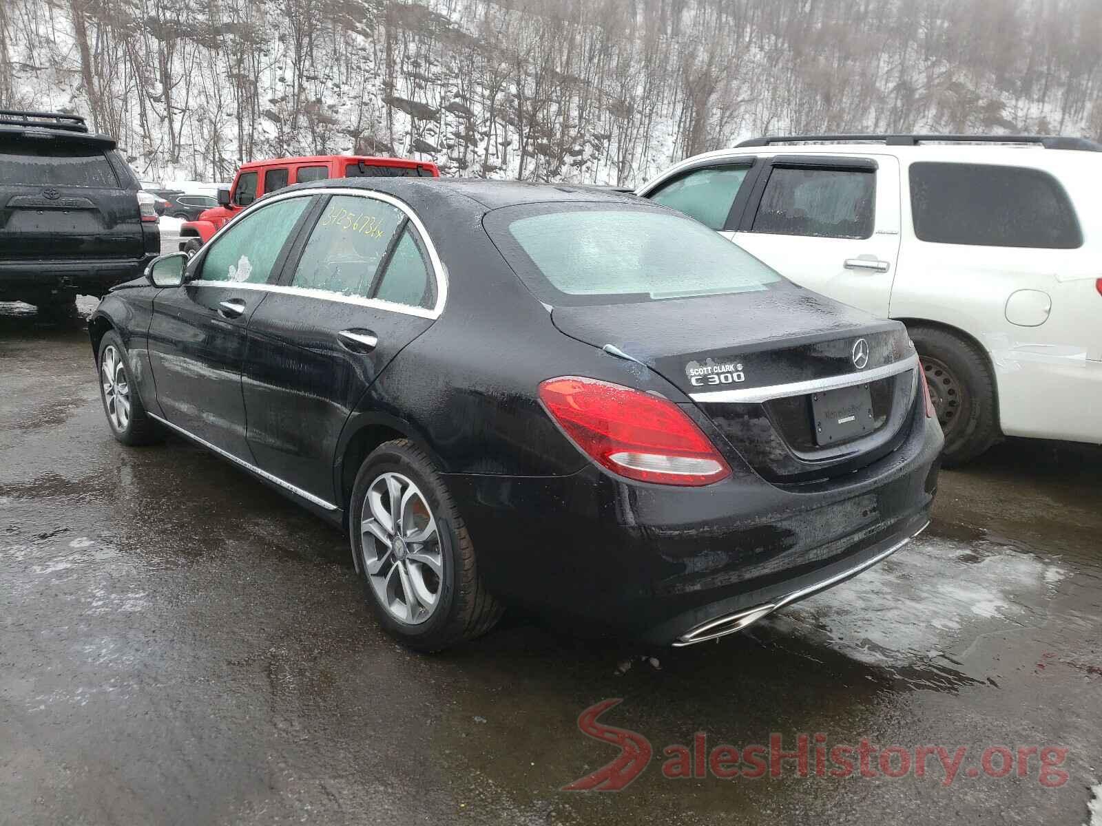 55SWF4KB9HU191136 2017 MERCEDES-BENZ C CLASS