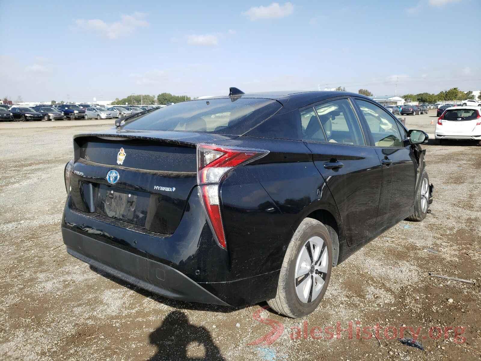 JTDKARFU3J3546490 2018 TOYOTA PRIUS