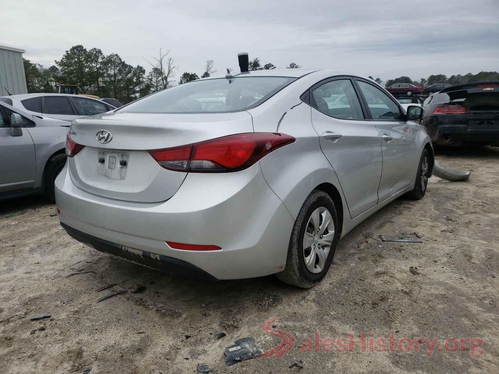 5NPDH4AE5GH732293 2016 HYUNDAI ELANTRA