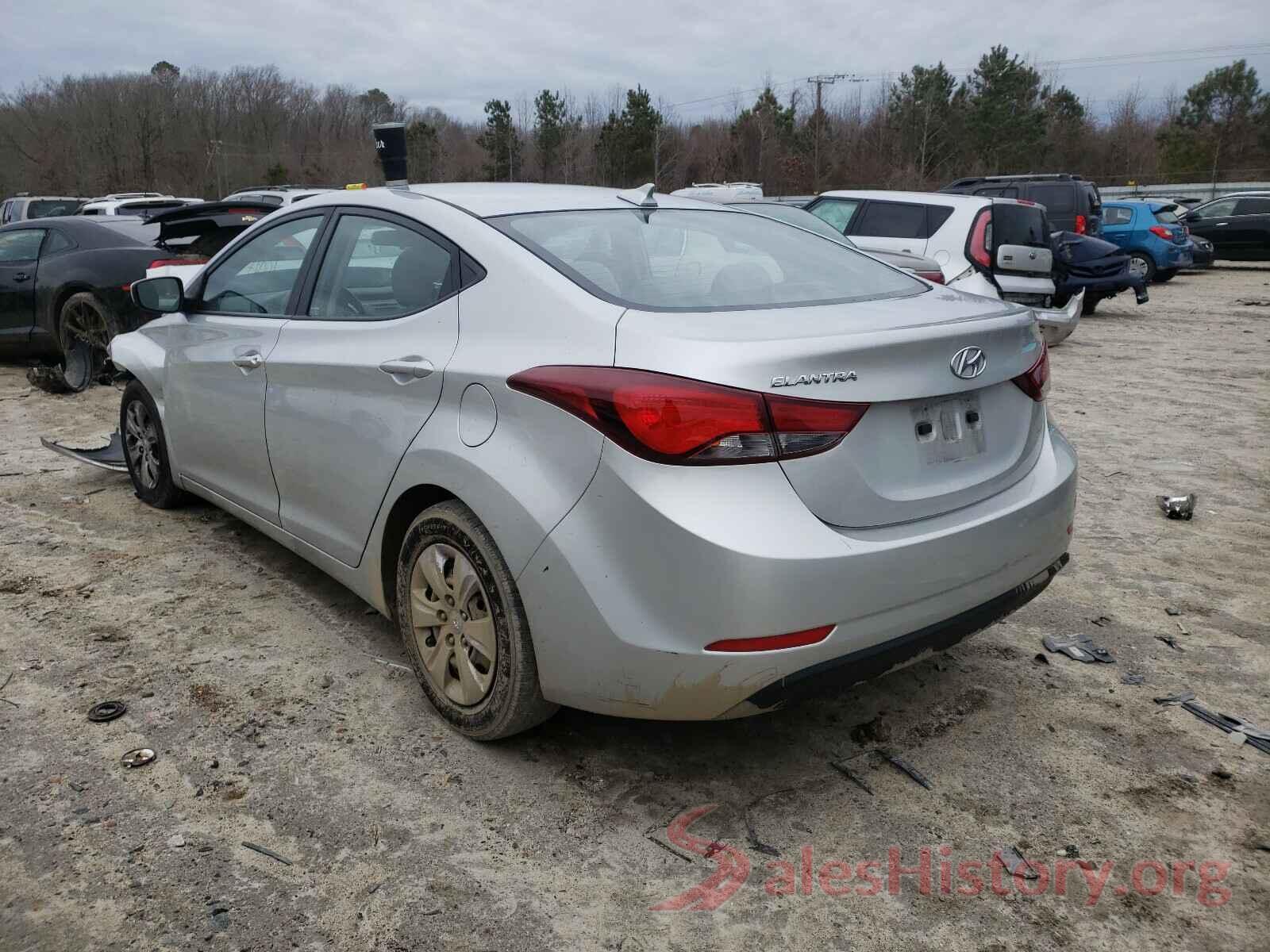 5NPDH4AE5GH732293 2016 HYUNDAI ELANTRA