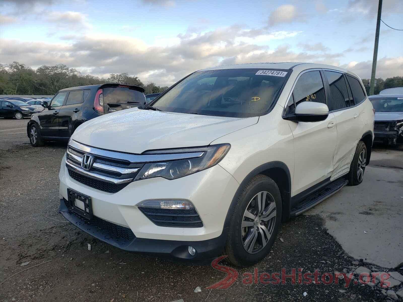 5FNYF5H52HB043654 2017 HONDA PILOT