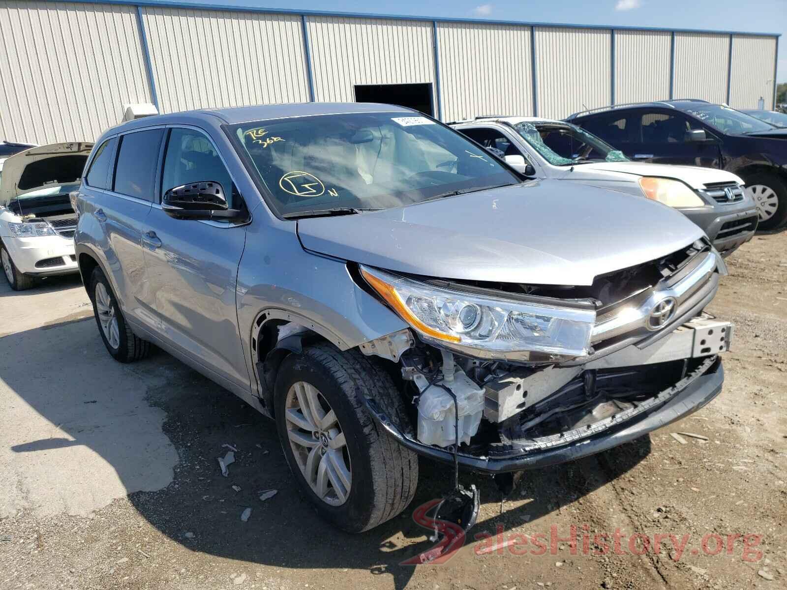 5TDZKRFH0GS179375 2016 TOYOTA HIGHLANDER