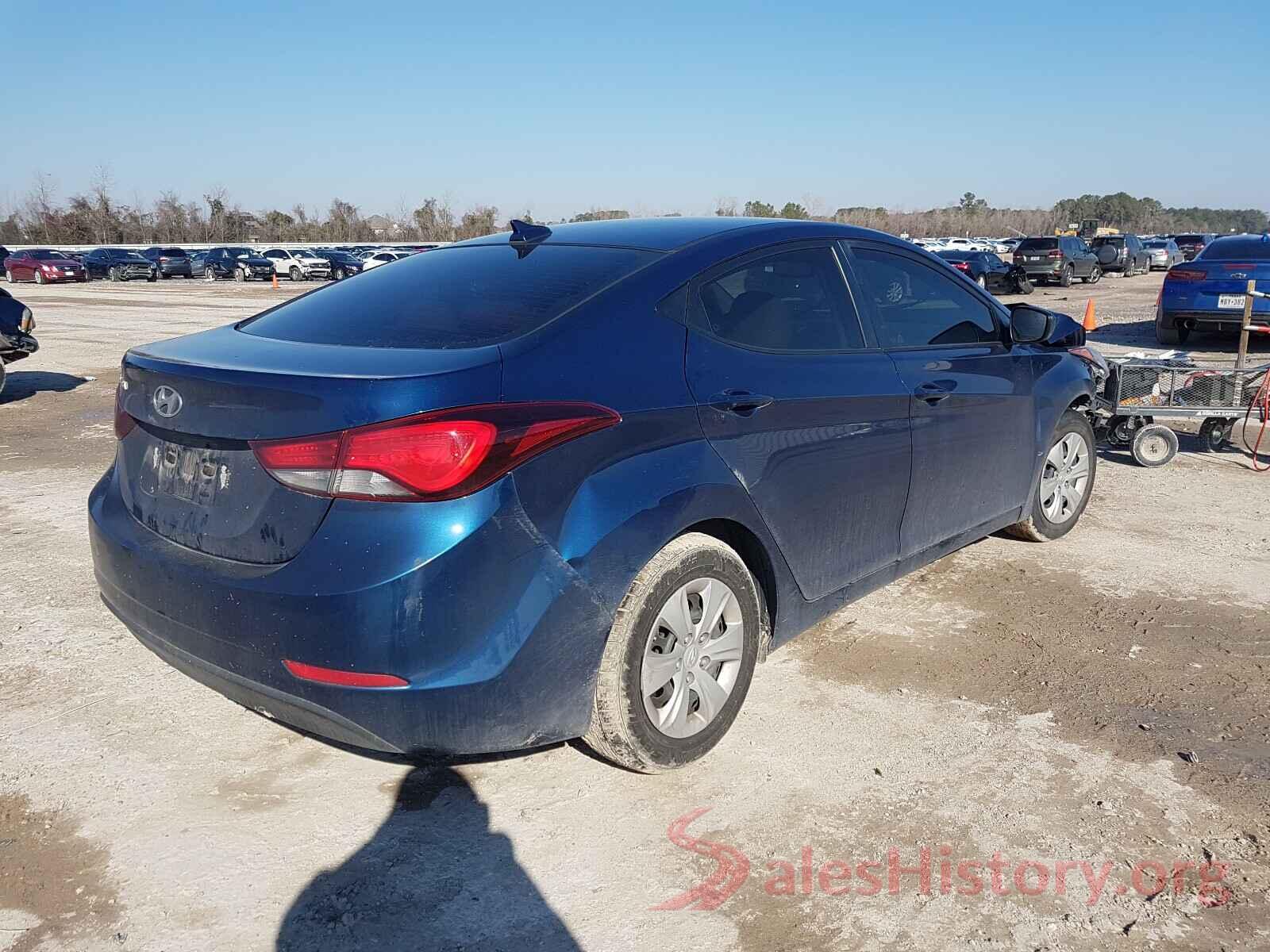 5NPDH4AE1GH742299 2016 HYUNDAI ELANTRA