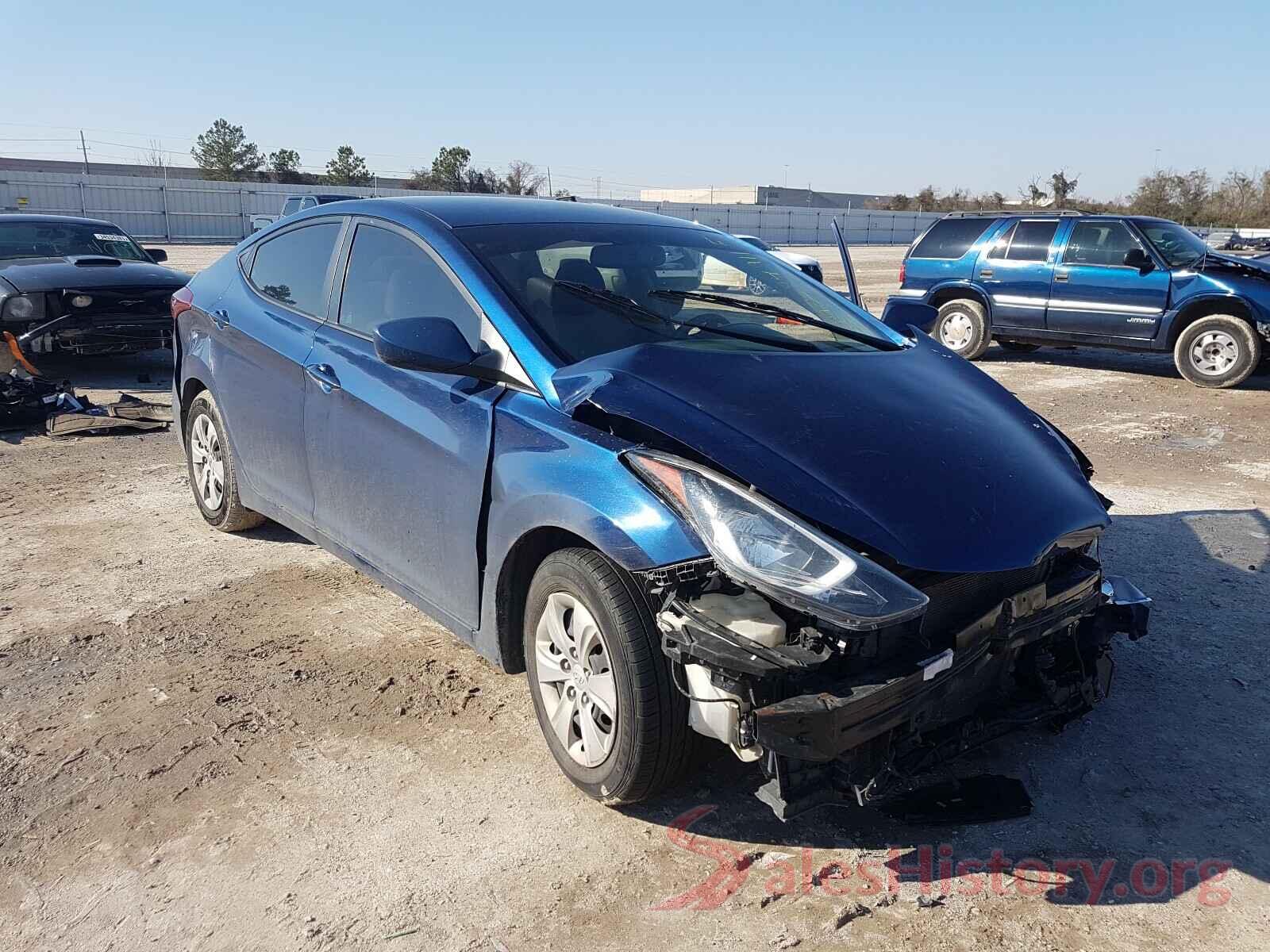 5NPDH4AE1GH742299 2016 HYUNDAI ELANTRA