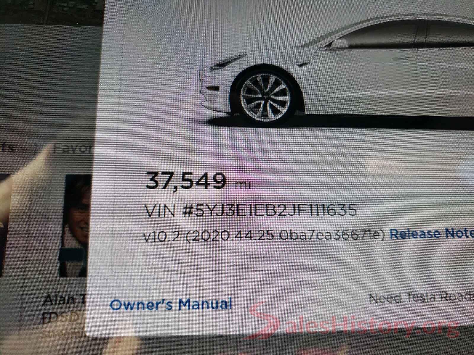 5YJ3E1EB2JF111635 2018 TESLA MODEL 3