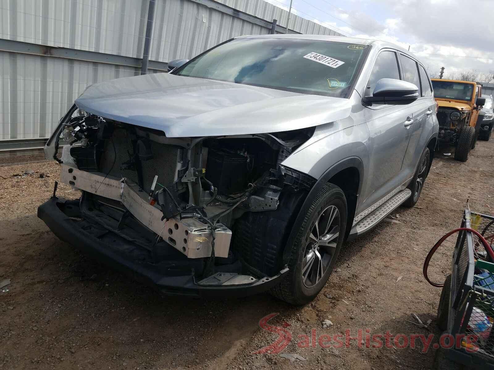 5TDZARFH1JS038440 2018 TOYOTA HIGHLANDER