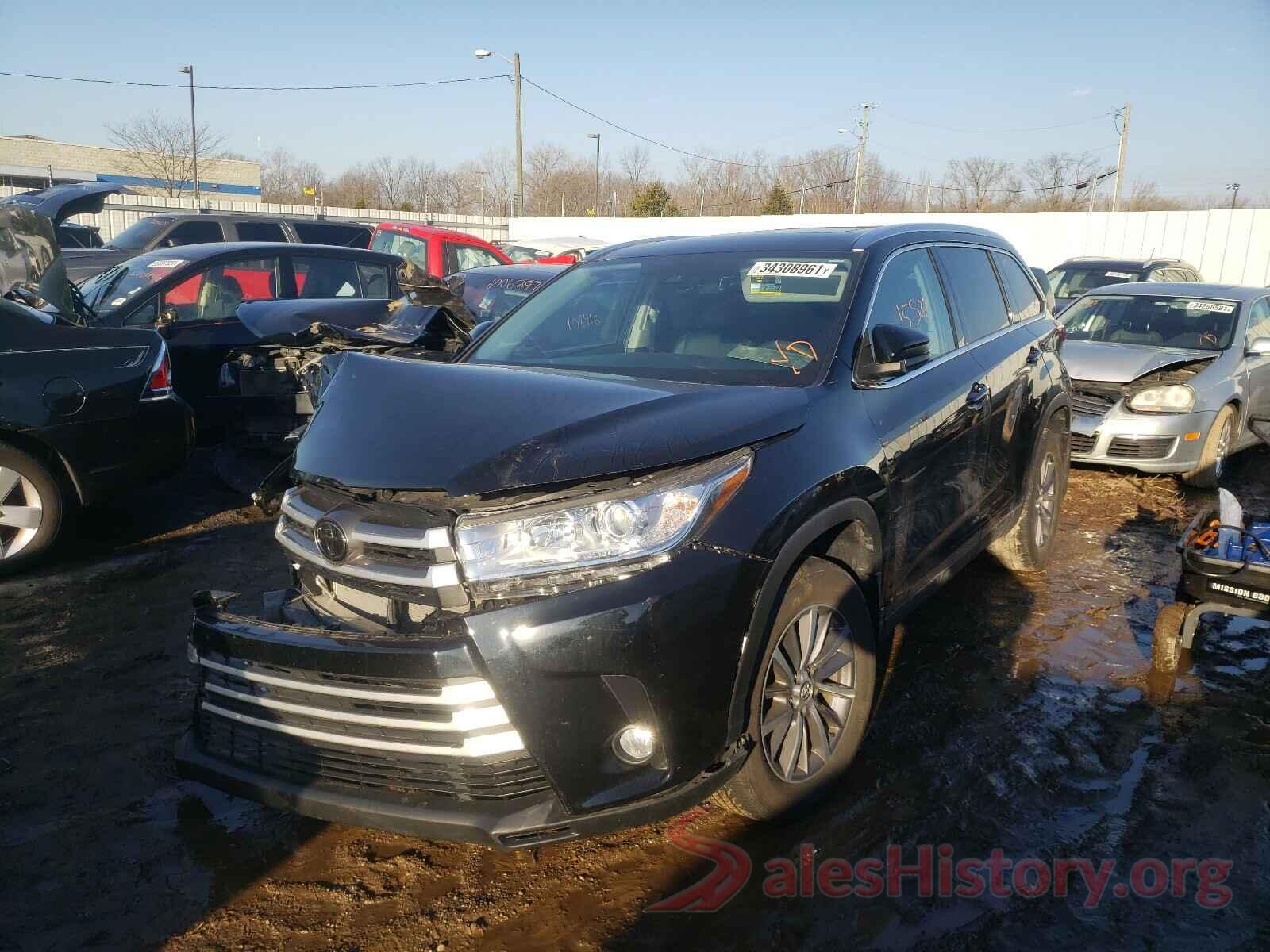 5TDJZRFH7KS959553 2019 TOYOTA HIGHLANDER